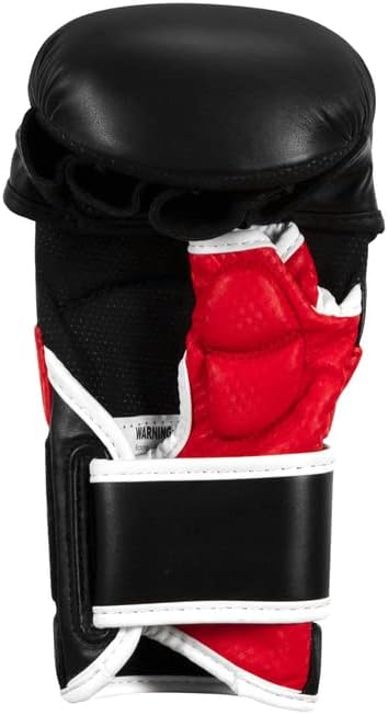 Miniatura 5 de Title MMA Guantes de combate de contacto completo, negrorojo, talla grande