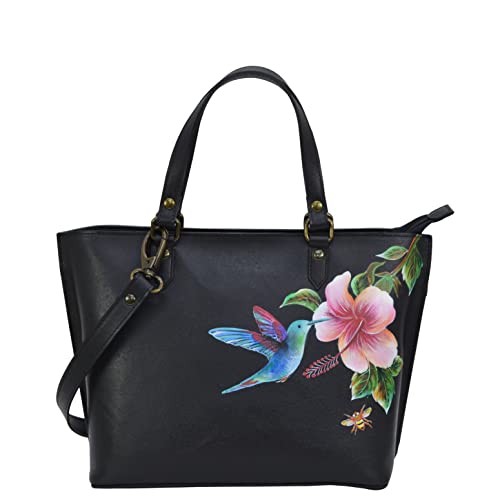 Image of Anuschka Women's Original Hand-Painted Genuine Leather Medium Tote