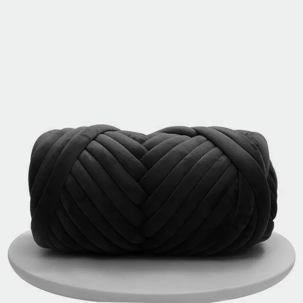 1000g Super Velluto Grosso Filato Spesso Ingombrante Filo Gigante Sacchetto Bianco per Le Mani di Lavoro A Maglia FAI DA TE Braccio Morbido Grande Coperta tappeto sfere