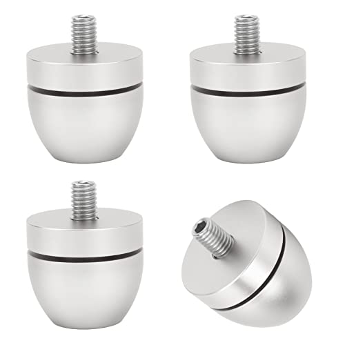 Almohadillas de absorción de impacto de audio y pies de soporte de aluminio para reproductor