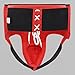 Jaguar PRO Series - Winning-Style Groing Guard Foul Protector for Boxing MMA Muay Thai Krav MAGA Kickboxing (CH, Blue) (Red, S/M)