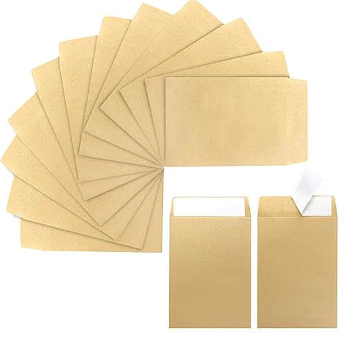 100 Pack Kraft Small Coin Envelopes, 3.23