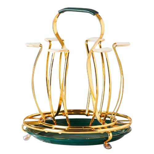 Amosfun Soporte De Taza De Hierro Árbol Organizador De Vasos Porta Cafe Genial Inauguración De La Casa Delicado Soporte De Copa Soporte Para Taza De Café Hogar Encimera Manosear Planchar
