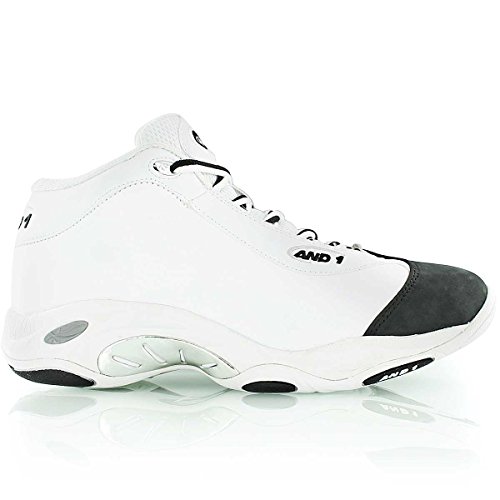 And1 Tai Chi Mid, Scarpe da Basket Uomo, Bianco