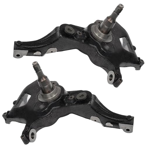 Image of Detroit Axle - RWD Front Steering Knuckles for Ford 1999-2009 Ranger 1998-2001 Explorer Mercury Mountaineer, Steering Knuckles Assembly 1999 2000 2001 Replacement