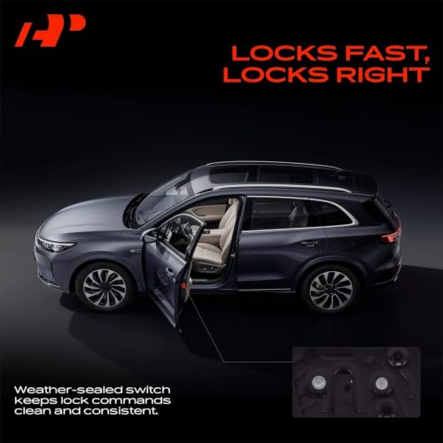 Image of A-Premium Rear Right Passenger Side Door Lock Actuator | Compatible with Volkswagen Tiguan 2009-2017, CC 2013-2017, Tiguan Limited 2017-2018