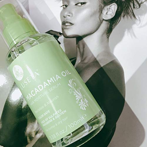 Luseta Macadamia Oil Hair Moisture Serum Nourishing & Revitalizing For Normal And Dry Hair 3.38Oz #TOP4