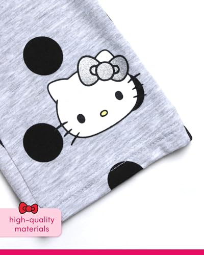 Image of Hello Kitty Girls' Legging Set - 2 Piece Printed T-Shirt and Cozy Matching Leggings for Girls (2T-12), Size 2T, Pink /Grey