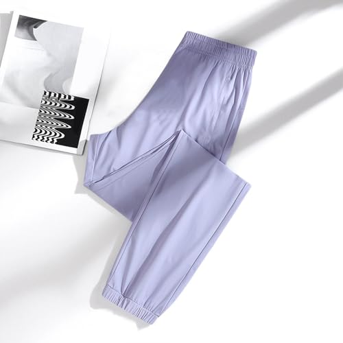 Image of Ice Silk Pants for Women Plus Size Quick Dry Athletic Pant Sports | Outdoors with Pockets