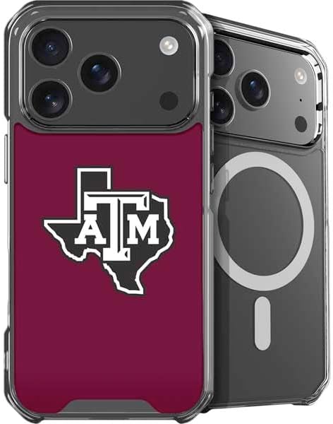 Skinit Phone Case Compatible with MagSafe iPhone 17 Pro Max - Officially Licensed Texas A&M University Gig Em Aggies Design