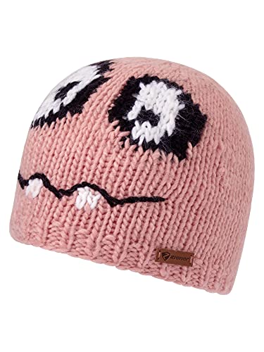 Bonnet tricoté avec tête de Monstre Ziener Iroko Junior : vêtement hiver mixte enfant