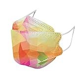マスク 不織布 立体 10枚入 3Dカラーマスク 3Dマスク 立体構造 3層構造 不織布マスク 小顔 KF94 マスク 花柄 ヒョウ柄 立体マスク おしゃれ 超快適マスク 高密度フィルター素材 通気性 立体マスク 飛沫防止 ウイルス対策(10pc-10)