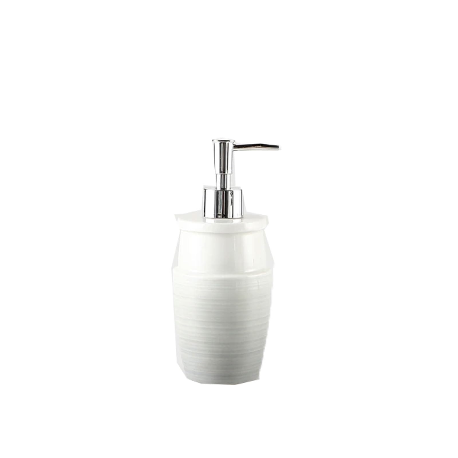 Ceramic Countertop Soap Dispenser High Capacity, Manual Pump, Modern Design for Kitchen Sink, Bathroom, Home Washroom