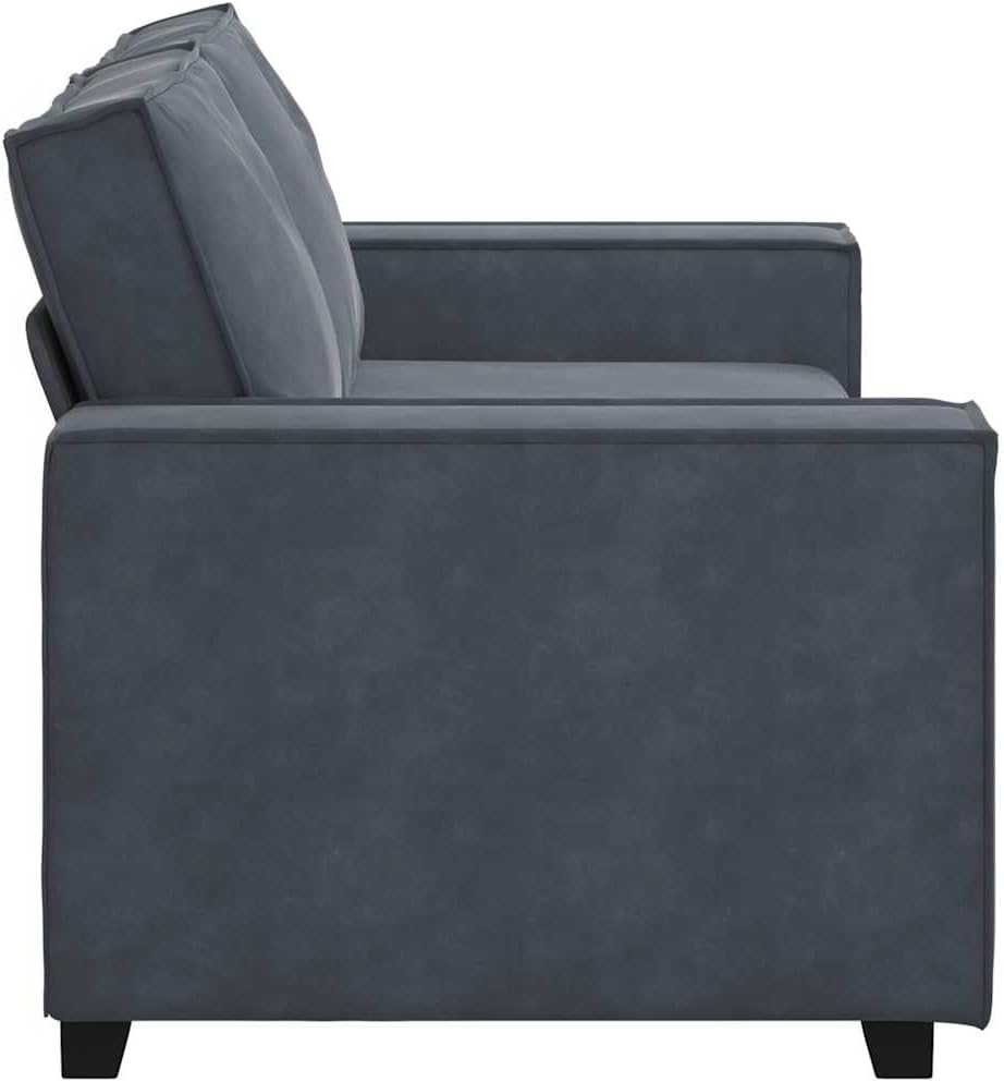 2-Seater Sofa Dark Grey Living Room Furniture