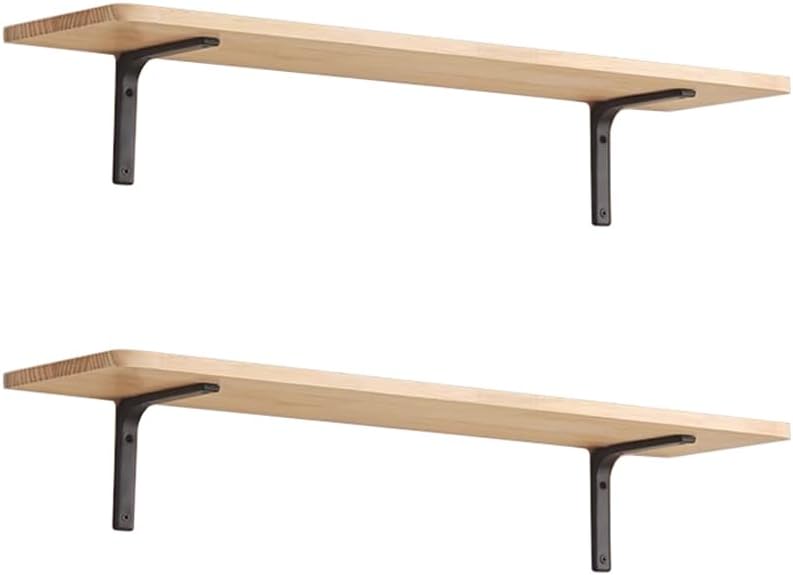 Estantes flotantes, estantes de madera para decoración de plantas de pared, estantes de almacenamiento de libros para dormitorio, sala de estar