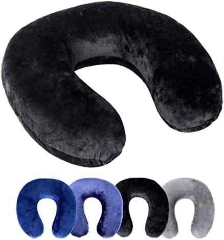 Poduszka na szyjê 4 kolory do wyboru Travel Neck Pillow Orthopaedic Neck Support Pillow Memory Foam Travel Neck Pillow Schramm Onlinehandel Rocco Schramm e.K., Kolor:szary