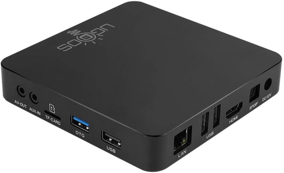 Rear ports of Ugoos AM6B Plus TV Box