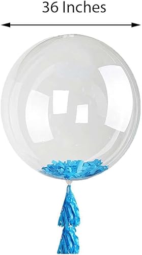 Miniatura 2 de Efavormart - 5 globos gigantes transparentes de PVC para helio o burbujas de aire de 36 pulgadas