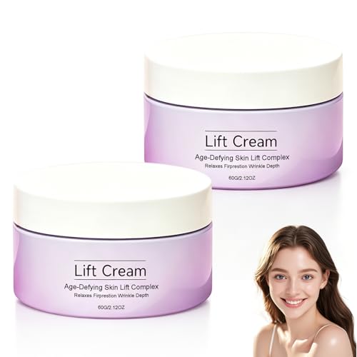 2Pcs Wonder Lift Cream for Women 2026 New Instant Lift Face Cream Advanced Anti-Wrinkle Firming Cream for All Skin Types 60ML