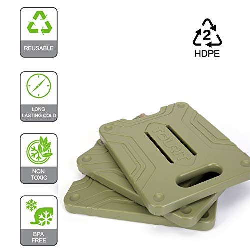 Tourit Large Reusable Ice Pack For Coolers Thin Freezer Packs-10 X 13 Inch-For Camping, Beach, Picnics, Fishing And More(Set Of 2) #TOP3