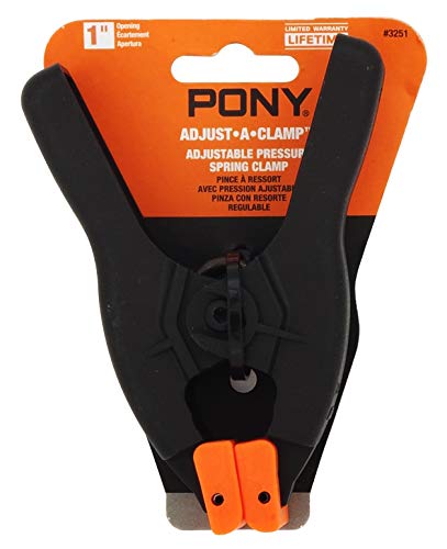 Pony Tools 3251 1in. Adjustable Spring A-Clamp, Black