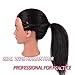 Cosmetology Mannequin Head with Human Hair, Premium 100% Real Human Hair Mannequin Manican Heads, Maniquins Manikin Head with Human Hair Styling Braiding Practice (14