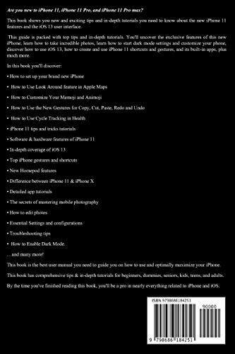 iPhone 11: The Complete User Guide for Dummies and Seniors with Exclusive Features & Tutorials - Thumbnail 2