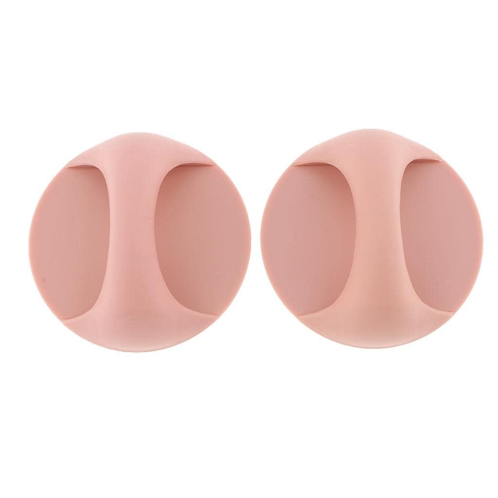 NOMAZO Self Adhesive Peel and Stick Plastic Handles Pull knob for Sliding Door, Drawer (Pack of 4)-ZN-192 1