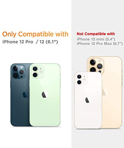 Gviewin For Iphone 12 Case And Iphone 12 Pro Case With Screen Protector + Camera Lens Protector, Clear Floral Flexible Tpu Shockproof Women Girls Flower Phone Case 6.1"(Abundant Blossom/White) #TOP1