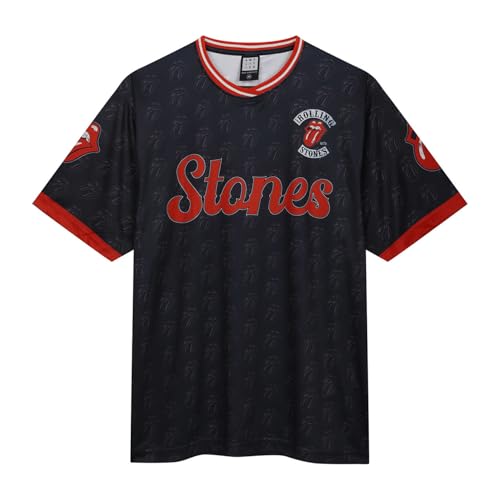 Image of The Rolling Stones Paint It Black Rock FC Football Shirt XXL