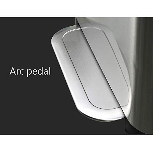 BOGDTF Mülleimer und Recycling-Mülleimer, Treteimer aus Edelstahl, große Kapazität, Küche, Wohnzimmer, mit Deckel, Abfalleimer für Büro – Bild 6