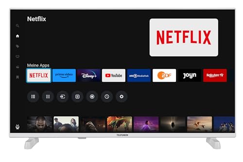 TELEFUNKEN Fernseher 40 Zoll Smart TV Powered by TiVo (Full HD, HDR, HD+ 6 Monate inkl., Triple-Tuner) XF40TO750S-W