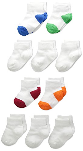 Fruit of the Loom Boy's 10 Pack Ankle Socks, Assorted