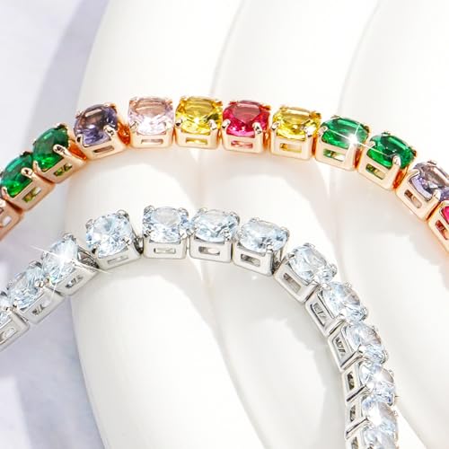 Bracelet de tennis Suyi résistant avec chaîne coulissante ajustable - 3