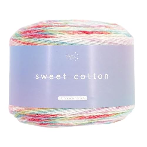 ユザワヤ Yuzawaya Sweet Cotton Yarn, DK Weight, 74% Cotton 26%