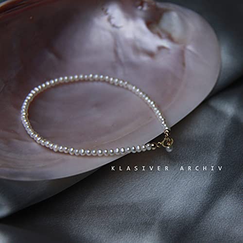 Bracelet de perles argent Sterling 925 breloque bijoux délicats - 3