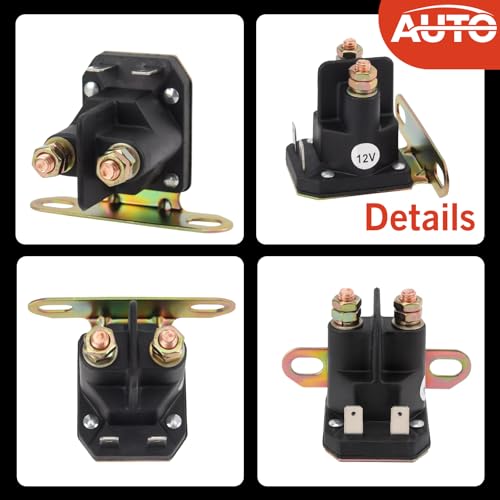Tractor solenoide de arranque AM138068 725-04439 de 12V y 4 terminales 6