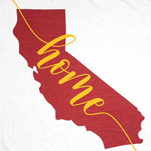 Image of Twig & Bale USC Trojans Baby Blanket Organic Cotton Muslin Swaddle Blanket - 47 inch x 43 inch - Fans of USC Baby Gift for Boys Girls Newborn Receiving Blankets