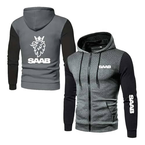 NXTBHDCW Sudadera con Capucha De Patchwork para Hombre Ropa Deportiva con Estampado S.A.A.B Prendas De Vestir Exteriores para Primavera Y Otoño Camisetas De Manga-SHS||L