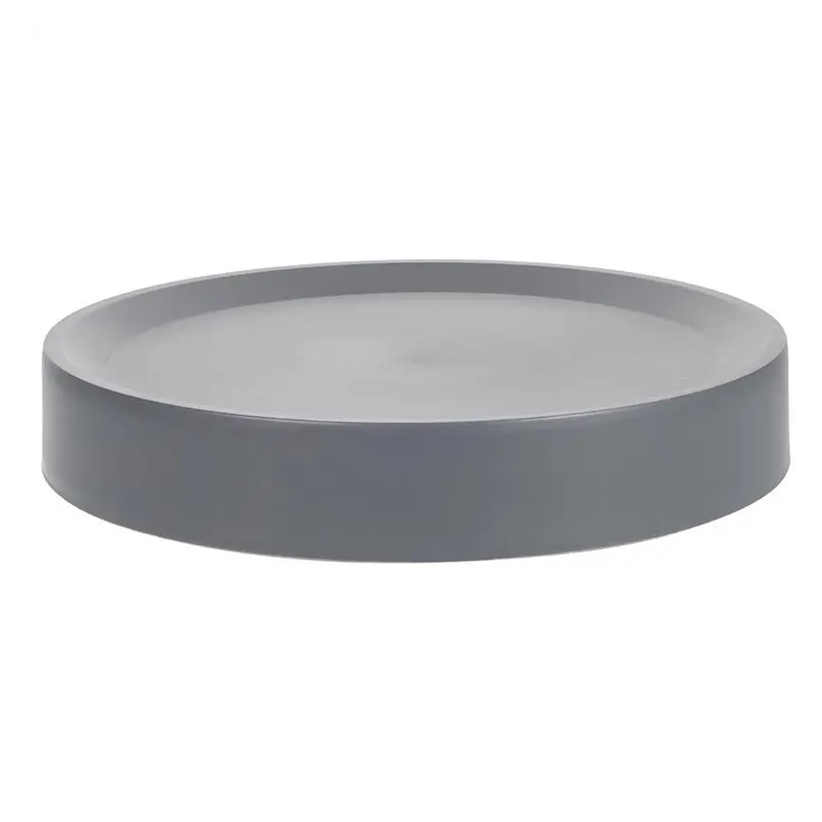 WEYIMVTO Mobile plant pot trays, Planter Dolly Rolling Wheel Trolley Tray Pot Wheels Stand Flower Pallet Saucer Potted Pots(Dark Grey25.8X25.8CM)