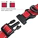 Taglory Hundehalsband, Weich Gepolstertes Neopren Nylon Hunde Halsband für Große Hunde, Verstellbare und Reflektierend für das Training, Rot