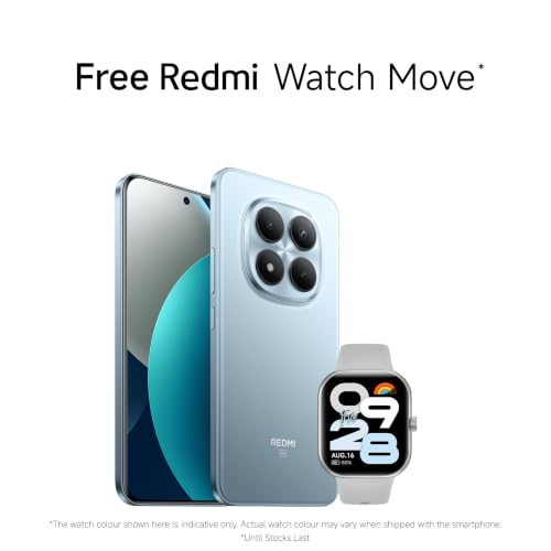 Image of REDMI Note 15 Pro+ 5G (Mirage Blue, 8GB + 256GB) | 200MasterPixel OIS Camera | Snapdragon 7s Gen 4 | CrystalRes AMOLED | IP69 /69K | 6500mAh Si /C Battery | 100W HyperCharge
