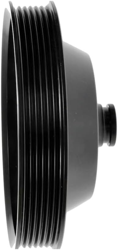 KarParts360 For Chevy Silverado 2500 HD 2001-2009 Power Steering Pump Pulley | Steel | Serpentine Belt Type | Black Color | Press-Fit Mount Type | 6 Groove | Replacement For 19304020, 97233357