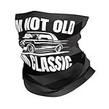 EWIDJOSKNZ I'M Not Old I'M Classic Car Message Neck Gaiter Face Mask Balaclava Protection Breathable Bandanas Scarf Face Cover For Men Women