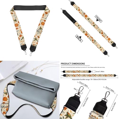 Image of Jeiento Replacement Shoulder Strap,2 Piece Set Guitar Style Handbag Crossbody Strap Adjustable Guitar Straps for Women Girls