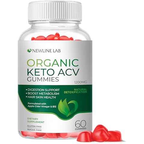 Organic Keto ACV Gummies by Newline Lab Cover