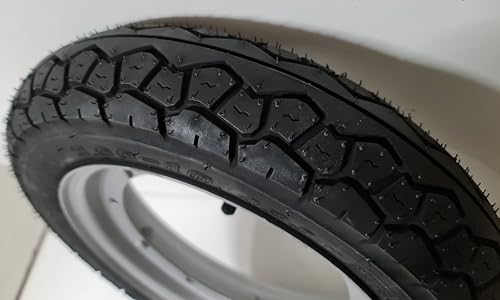 RUOTA COMPLETA GOMMA CERCHIO CAMERA 3.00 10 COMPATIBILE CON VESPA 50 SPECIAL L R N/PK 50