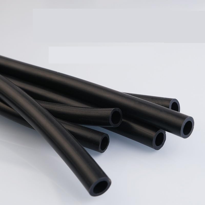 drain hose Black Silicone Tube ID 2mm to 38mm And OD 4mm to 44mm Rubber Hose Flexible Soft Pipe For Aquarium Air Pump 1 meter water pump(Size:5x7mm)