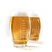 Produktbild 40YARDS American Football Glas (2er Set) mit erhabener Football Naht (600 ml) - Super als Football Geschenk für Fans oder Football Deko auf der Bowl Party