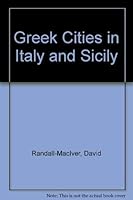 Greek Cities in Italy and Sicily 0837143187 Book Cover